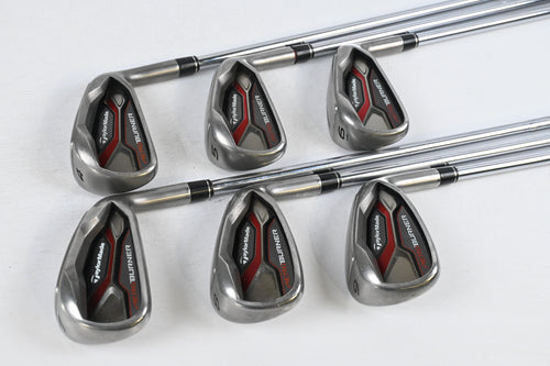Taylormade Aeroburner Irons / 4-9i / Regular Flex REAX Steel 88 Shafts