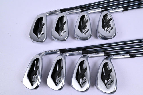 Ping G740 Irons / 6-PW+GW+50°+SW / Black Dot / Regular Flex Recoil Dart 75