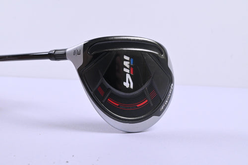 Left Hand Taylormade M4 #3 Wood / 15 Degree / Regular Flex Fujikura Atmos Red 5