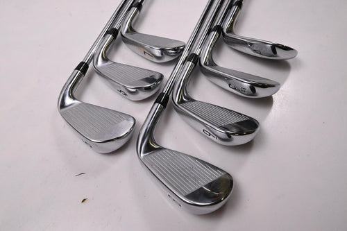Left Hand Titleist T300 2021 Irons / 5-PW+48° / Regular Flex AMT Red R300 Shafts