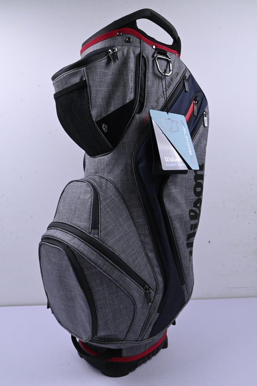 Wilson Alpine Dry Cart Bag / 14-Way Divider / Grey & Black