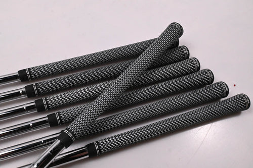 Left Hand Titleist T300 2021 Irons / 5-PW+48° / Regular Flex AMT Red R300 Shafts