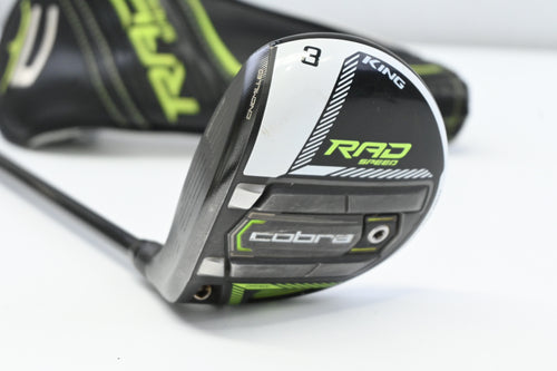Left Hand Cobra King Radspeed Draw #3 Wood / 14.5 Degree / Stiff Flex Fujikura