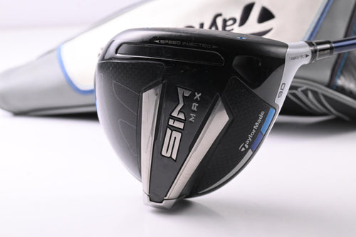 Taylormade SIM Max Driver / 9 Degree / Stiff Flex Fujikura Ventus Blue 6 Shaft