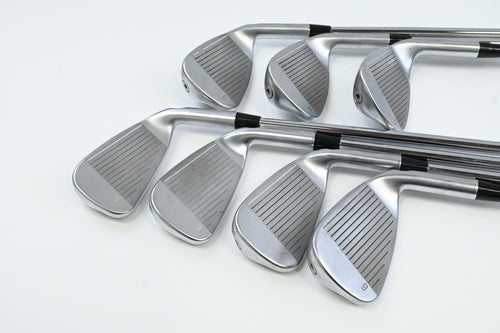 Left Hand Ping G410 Irons / 5-PW+SW / Green Dot / Regular Flex Dynamic Gold 105