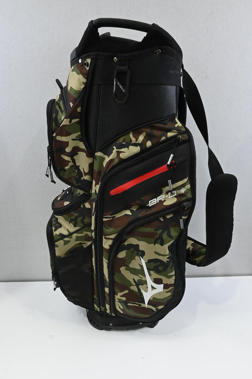 Mizuno BRD 4C Cart Bag / 14-Way / Camo, Black