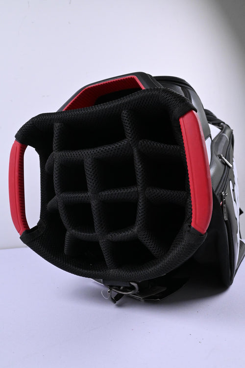 Srixon Cart Bag / 14-Way Divider / Black, White & Red