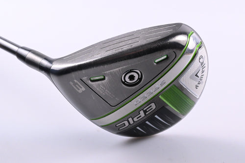 Left Hand Callaway Epic Speed #3 Wood / 15 Degree / Stiff Flex Evenflow Ritpide