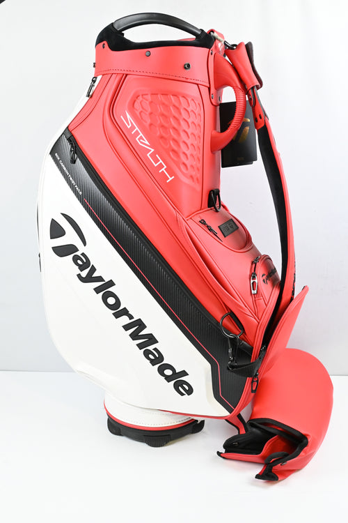 Taylormade Stealth 2 Tour Bag / 6-Way Divider / Red, White & Black