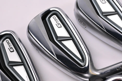 Left Hand Ping G730 Irons / 6-PW+GW / Black Dot / Senior Flex Ping Alta Quick 45
