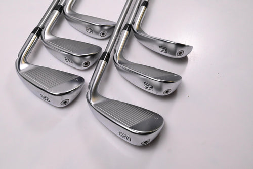 Left Hand Ping G730 Irons / 6-PW+GW / Black Dot / Senior Flex Ping Alta Quick 45