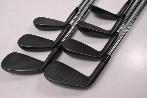 Cobra King Forged Tec 2023 Black Irons / 4-PW / Stiff Flex KBS $-Taper Lite