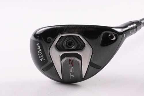 Titleist TS2 #3 Hybrid / 21 Degree / Regular Flex HZRDUS Smoke Black 80 Shaft