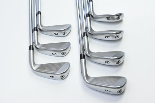 Left Hand Ping I240 Irons / 4-PW / Black Dot / Stiff Flex NS Pro Modus3 Tour 115