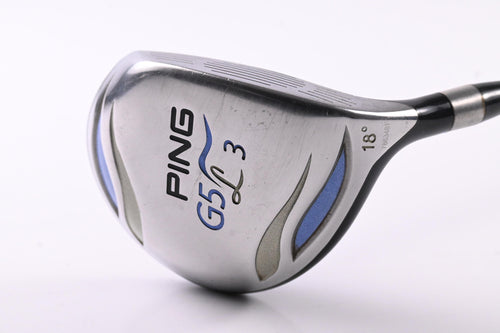 Ladies Ping G5 #3 Wood / 18 Degree / Ladies Flex Ping ULT 50 Shaft