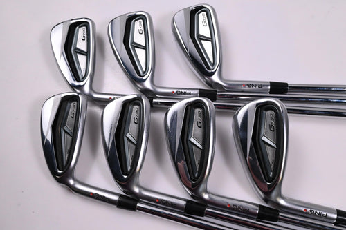 Left Hand Ping G730 Irons / 5-PW+GW+LW / Red Dot / Regular Flex NS Pro Modus 3