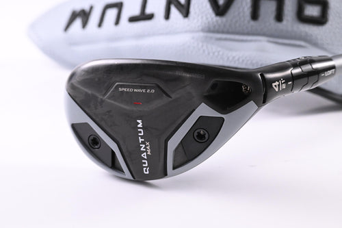 Callaway Quantum Max #4 Hybrid / 21 Degree / Regular Flex Denali Frost Silver 60