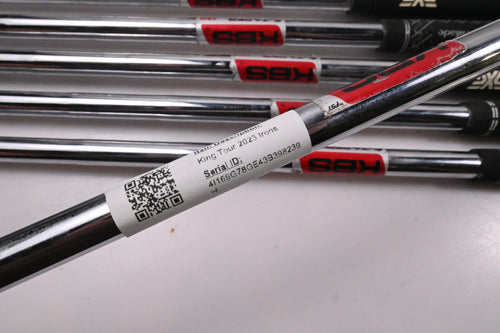 Cobra King Tour 2023 Irons / 4-PW / X-Flex KBS $-Taper 130 Shafts