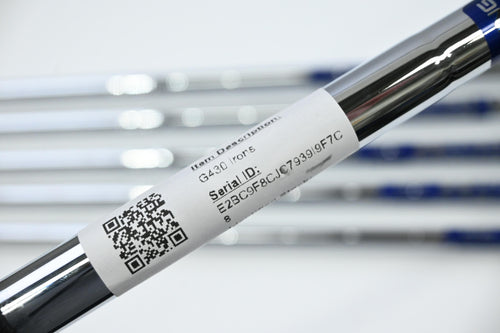 Ping G430 Irons / 5-PW / Blue Dot / Stiff Flex Ping AWT 2.0 Shafts