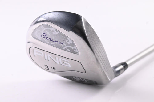 Ladies Ping Serene #3 Wood / 18 Degree / Ladies Flex Ping ULT 210 Shaft
