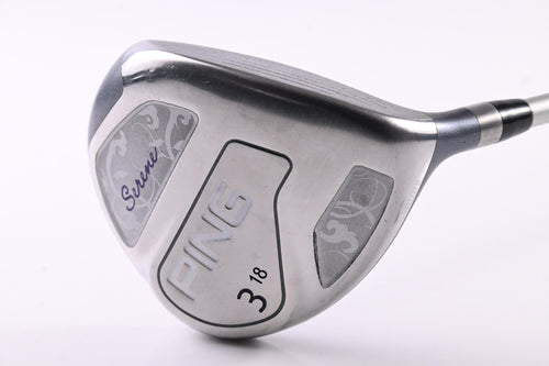 Ladies Ping Serene #3 Wood / 18 Degree / Ladies Flex Ping ULT 210 Shaft