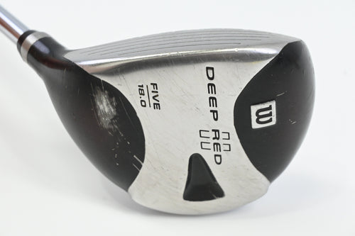 Left Hand Wilson Deep Red II #5 Wood / 18 Degree / Regular Flex Dynamic Gold