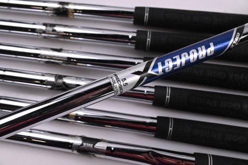 Mizuno MP-53 Irons / 4-PW / Regular Plus Flex Project X Shafts
