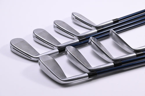 Taylormade P790 2021 Irons / 4-PW+GW / Stiff Flex Fujikura Ventus Blue 7 Shafts