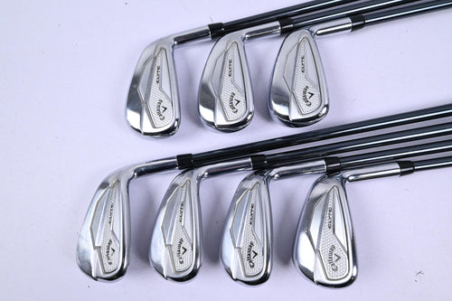 Callaway Elyte Irons / 6-PW+GW+LW / Senior Flex UST HX Recoil Dart 70 Shafts
