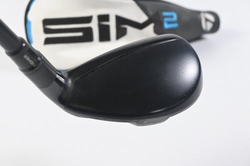 Taylormade SIM2 #4 Hybrid / 22 Degree / Regular Flex Tensei AV Raw Blue 70 Shaft