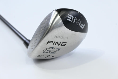 Left Hand Ping G2 #7 Wood / 20 Degree / Stiff Flex Ping TFC 100 Shaft