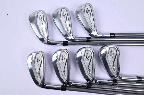 Callaway Elyte Irons / 5-PW+GW / Senior Flex Project X Denali Silver 55 Shafts