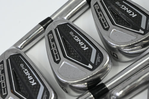 Cobra King F8 Irons / 4-PW+SW / Stiff Flex KBS Tour C-Taper Lite 110 Shafts