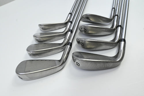Cobra King F8 Irons / 4-PW+SW / Stiff Flex KBS Tour C-Taper Lite 110 Shafts