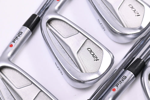 Ping i200 Irons / 4-PW / Red Dot / Regular Flex Ping AWT 2.0 Shafts