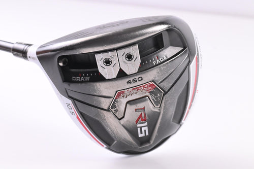 Left Hand Taylormade R15 Driver / 10.5 Degree / Regular Flex Fujikura Speeder 57