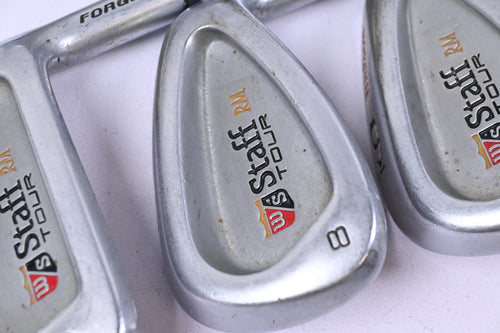 Wilson RM Forged Irons / 3-PW+SW / Stiff Flex Steel Shafts