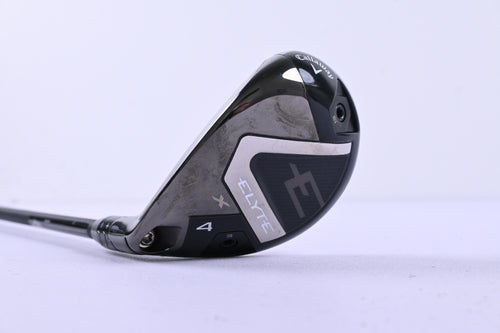 Left Hand Callaway Elyte X #4 Hybrid / 21 Degree / Senior Flex Vanquish 5 Shaft