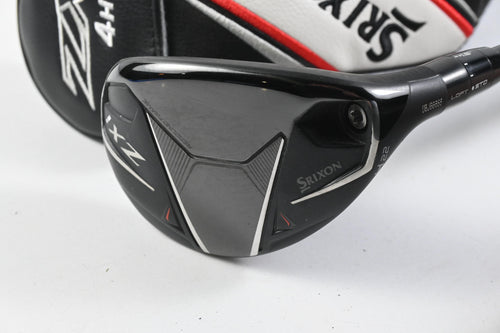 Srixon ZXi #4 Hybrid / 22 Degree / Stiff Flex HZRDUS Smoke Red RDX 80 Shaft