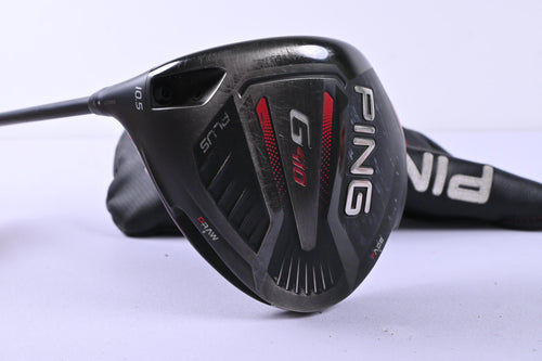 Left Hand Ping G410 Plus Driver / 10.5 Degree / X-Flex Ping Alta CB Red 55 Shaft