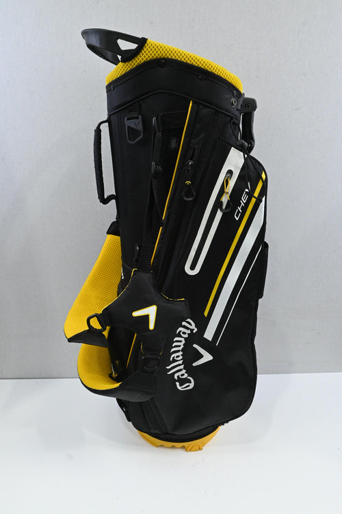 Callaway Chev Stand Bag / 4-Way / Black, Yellow