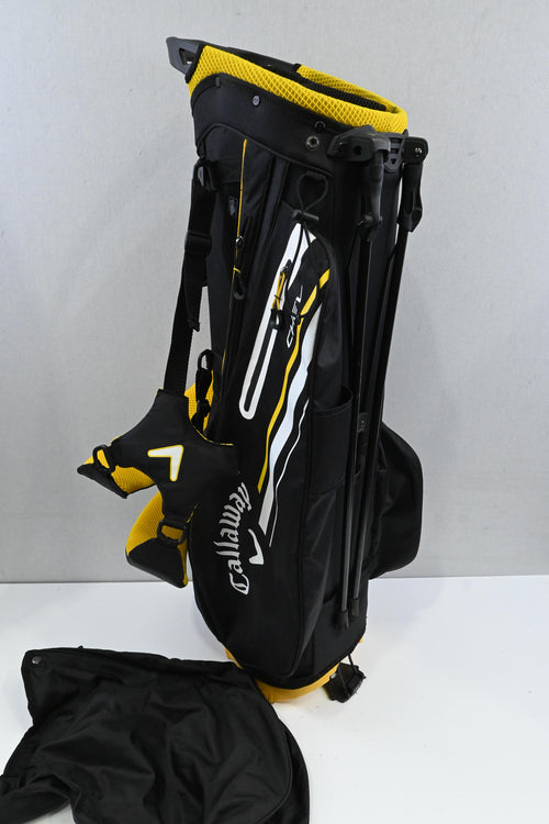 Callaway Chev Stand Bag / 4-Way / Black, Yellow