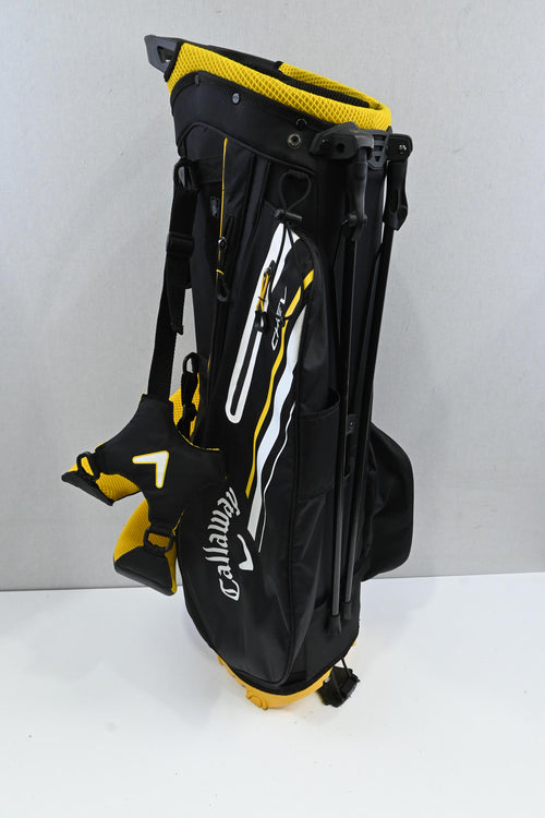 Callaway Chev Stand Bag / 4-Way / Black, Yellow