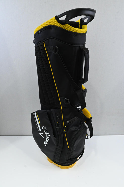 Callaway Chev Stand Bag / 4-Way / Black, Yellow