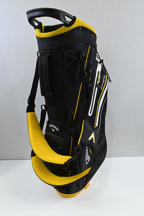 Callaway Chev Stand Bag / 4-Way / Black, Yellow