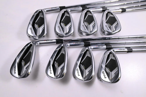 Ping G430 Irons / 7-PW+45°+50°+54°+58° / Red Dot / Stiff Flex KBS Tour 120