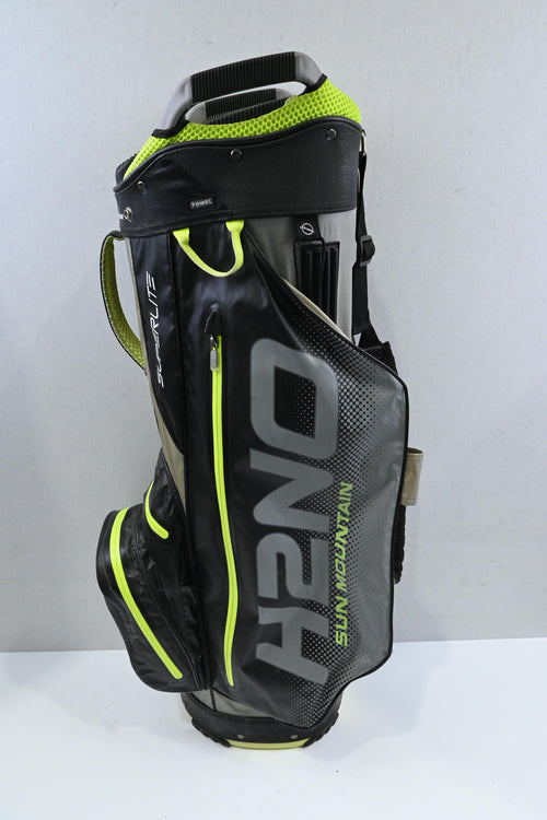 Sun Mountain Superlite Cart Bag / 14-Way / Black, Green