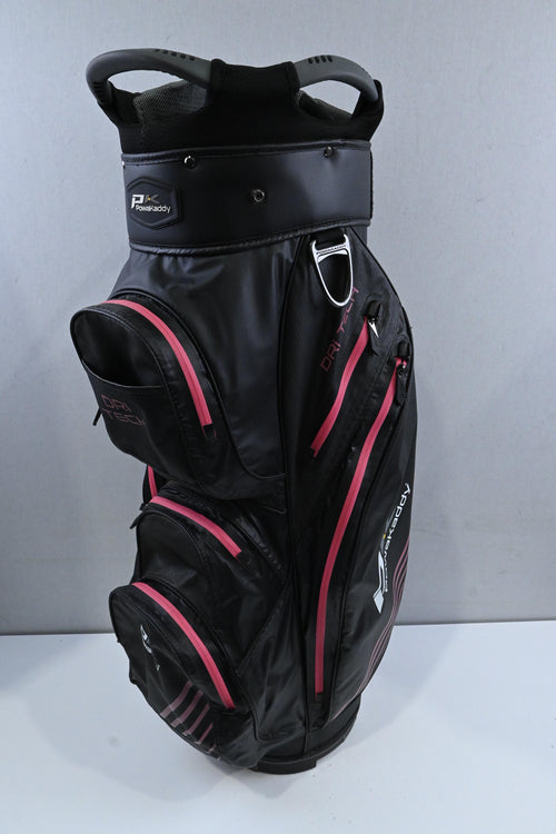 Powakaddy Dri-Tech Cart Bag / 14-Way / Black, Pink