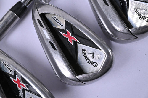 Callaway X Hot Irons / 5-PW / Regular Flex Steel Shafts