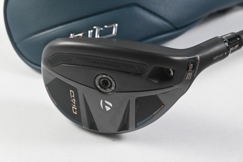 TaylorMade Qi4D #3 Hybrid / 19 Degree / Stiff Flex REAX by KBS 75 Shaft